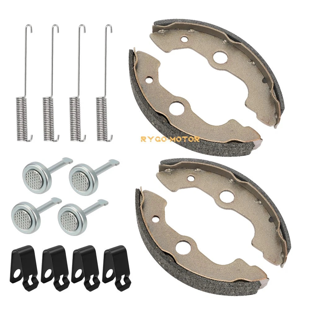 Front Brake Shoes W/ Pins Kit for Honda TRX400 Foreman/FourTrax Rancher (1995–2007)