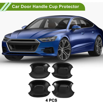 Car Door Handle Cup Protector for Toyota Highlander, Camry, Avalon (2014–2023) Gloss Black