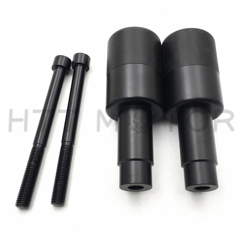 2X Frame Sliders for Suzuki Hayabusa GSXR 1300 (2008–2012) Black
