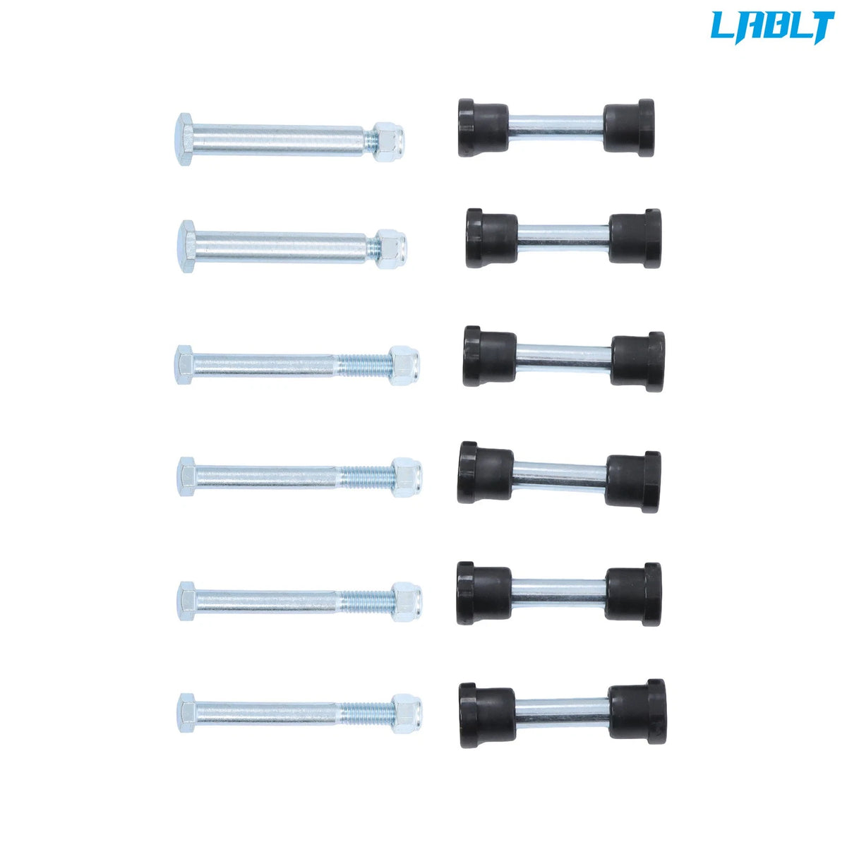 Leaf Spring Bushing Kit for EZGO, Club Car Golf Cart (W/ Screw Nut)