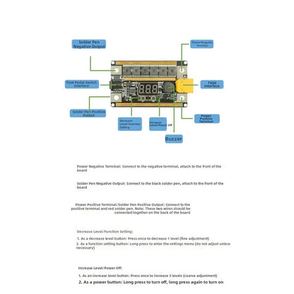 GX591 Spot Welder Control Board for Battery Welding (12V)
