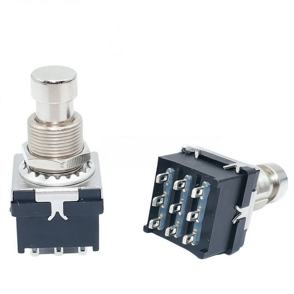 3PDT 9-Pin Guitar Stomp Box Switch for Effect Pedal Board