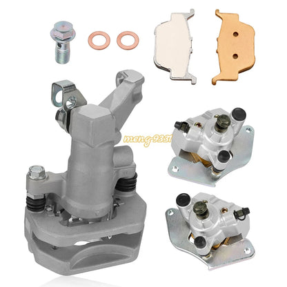 Front & Rear Brake Calipers w/Pads for Honda Foreman Rubicon 500 Rancher 420 (2000–2023)