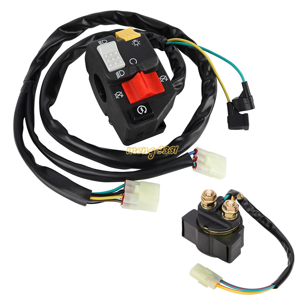 Handlebar Switch & Starter Relay for Honda TRX450ER (2006–2014)