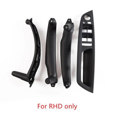 4X Inside Door Pull Handle Switch Panel Trim for BMW X5 E70 X6 E71 E72 (2008–2013)