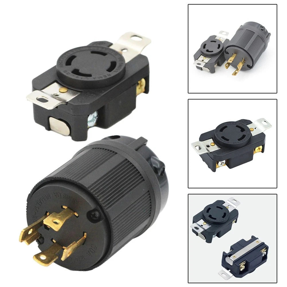 NEMA L14 30P/L14 30R Connector for Industrial Use (30A 125/250V)
