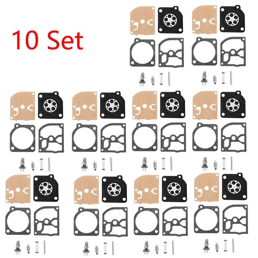 Set of 10 Carburetor Rebuild Gasket Kit for ZAMA RB-105 STIHL MS210 MS230 MS250