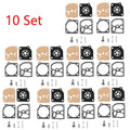 Set of 10 Carburetor Rebuild Gasket Kit for ZAMA RB-105 STIHL MS210 MS230 MS250