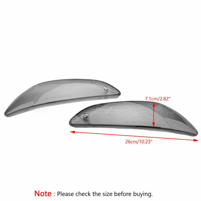 Front Turn Signal Lens for BMW K1200 (1999–2007) Smoke T9