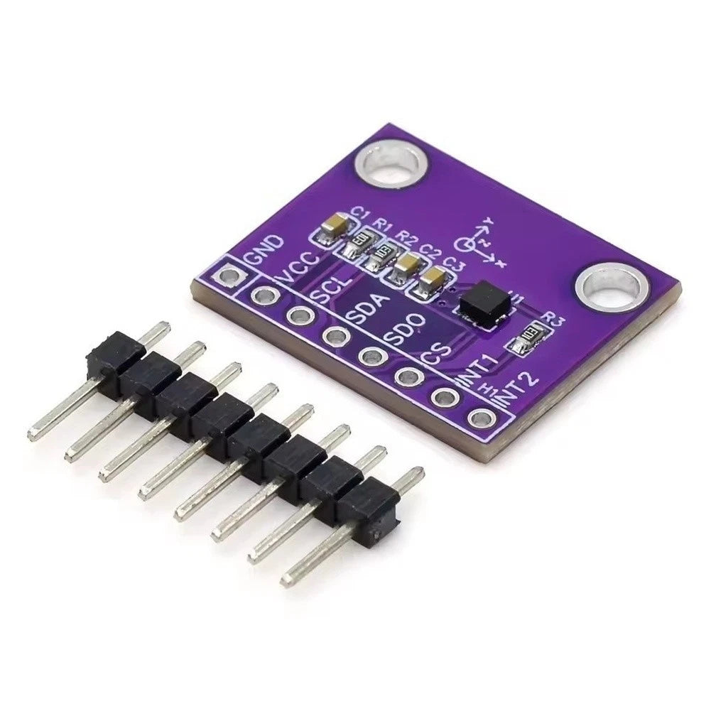 LIS2DH12TR Triaxial Accelerometer Development Board for ABS Housing (21.1 x 17mm)