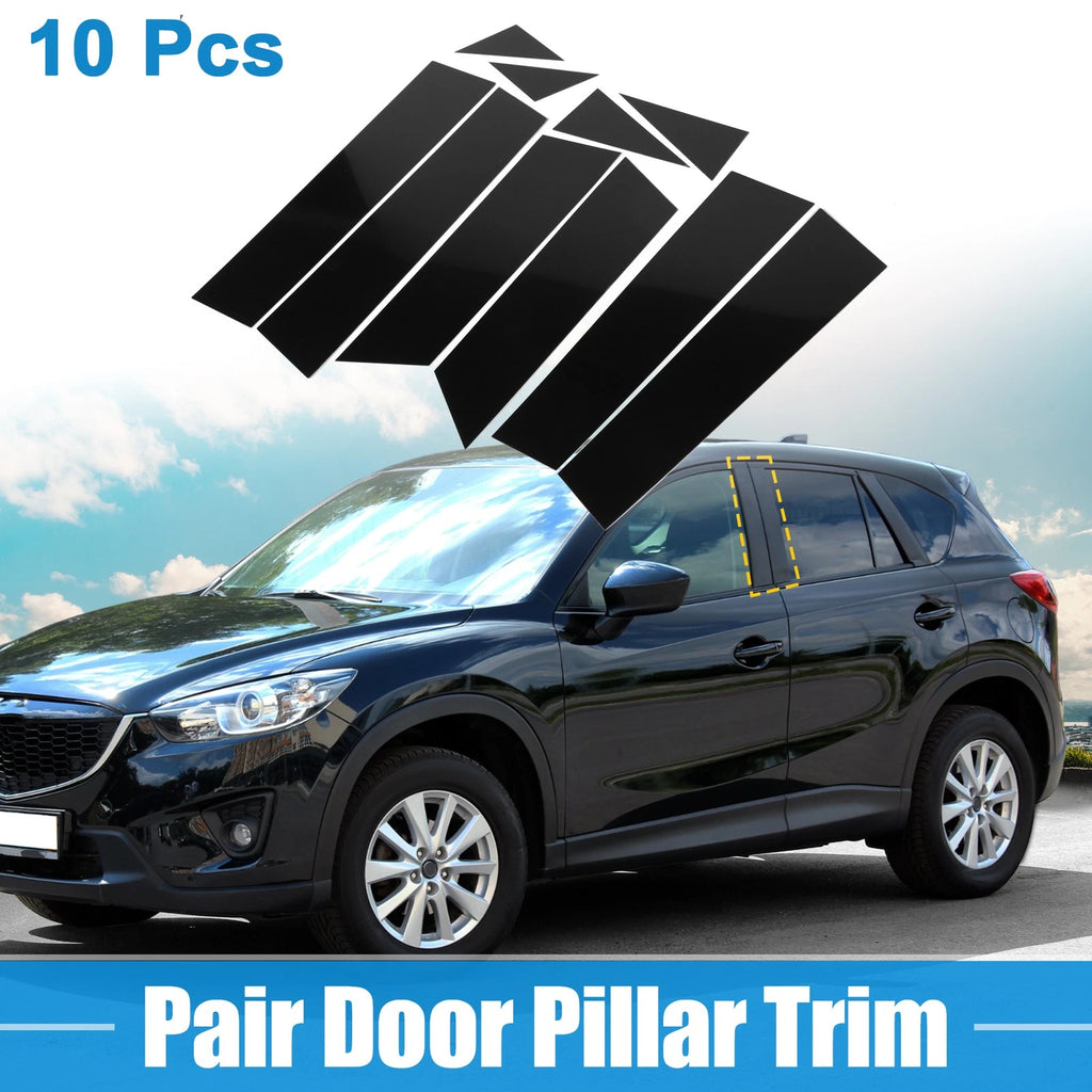 10 Pcs Windshield Pillar Trim Exterior Garnish for Mazda CX-5 (2017–2022)