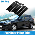10 Pcs Windshield Pillar Trim Exterior Garnish for Mazda CX-5 (2017–2022)