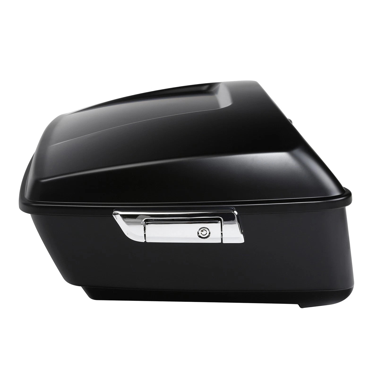 Matte Black Trunk Backrest Pad Rack Mount for Harley Road Glide (2009–2013)
