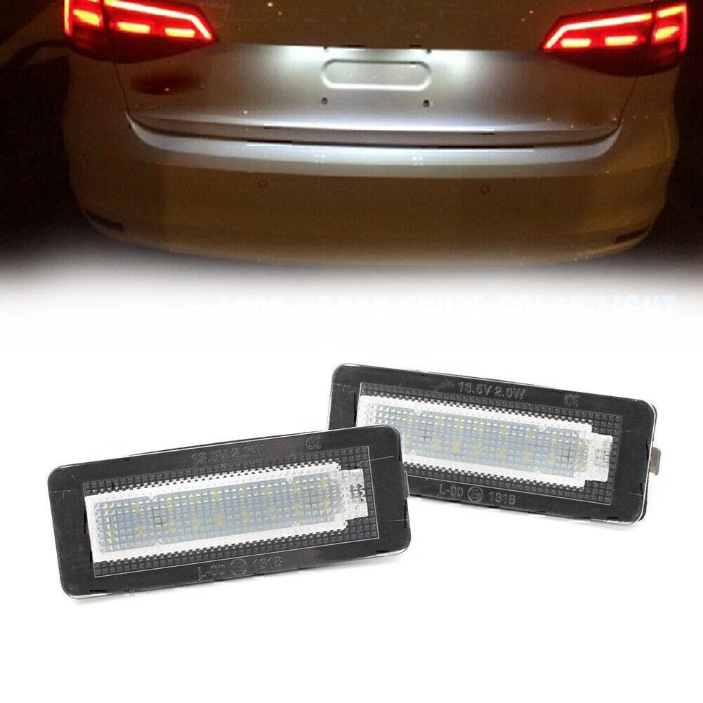 LED Number License Plate Light For Benz Fortwo Coupe Convertible 450 451 cl