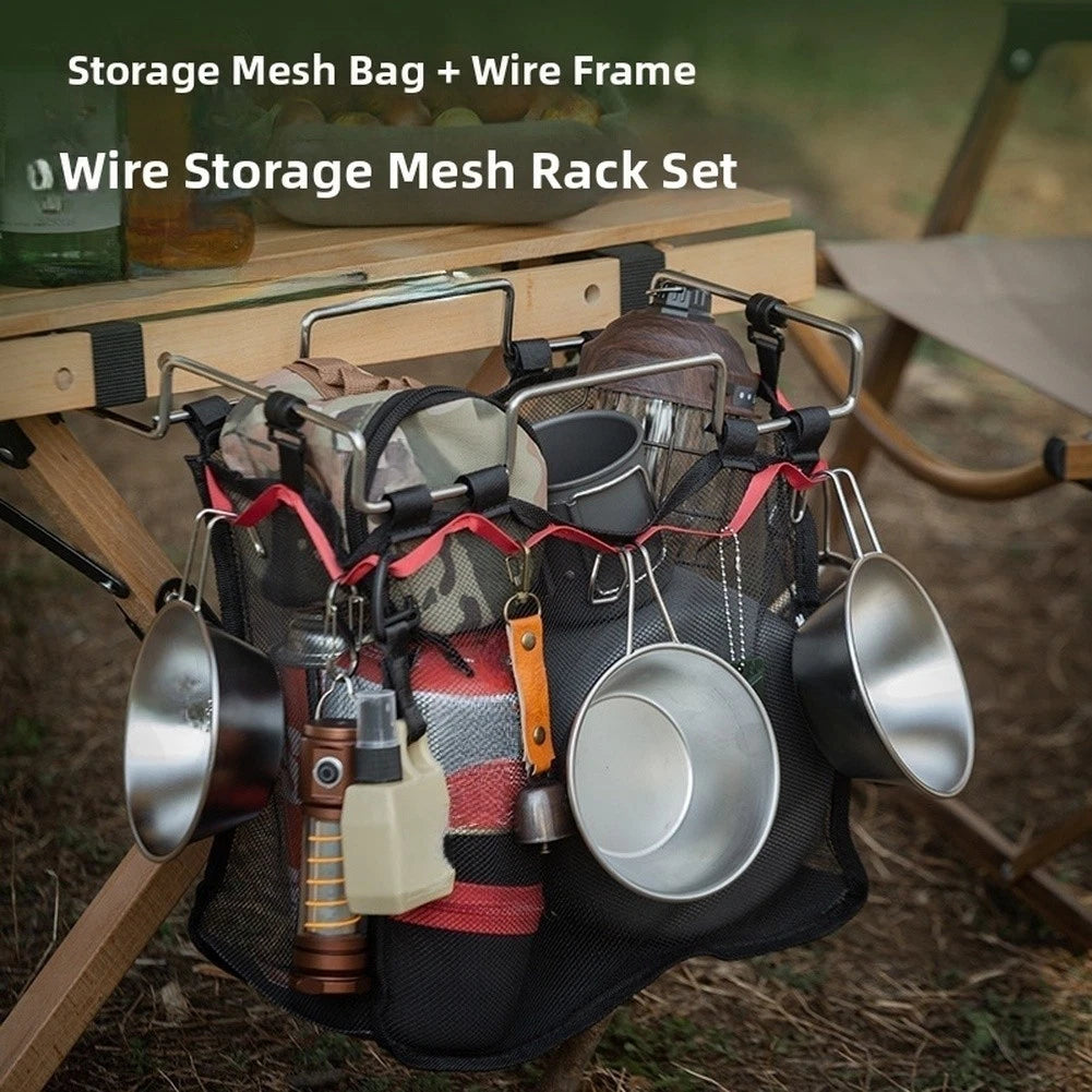 Portable Hanging Trash Bag Holder for Camping (2023)