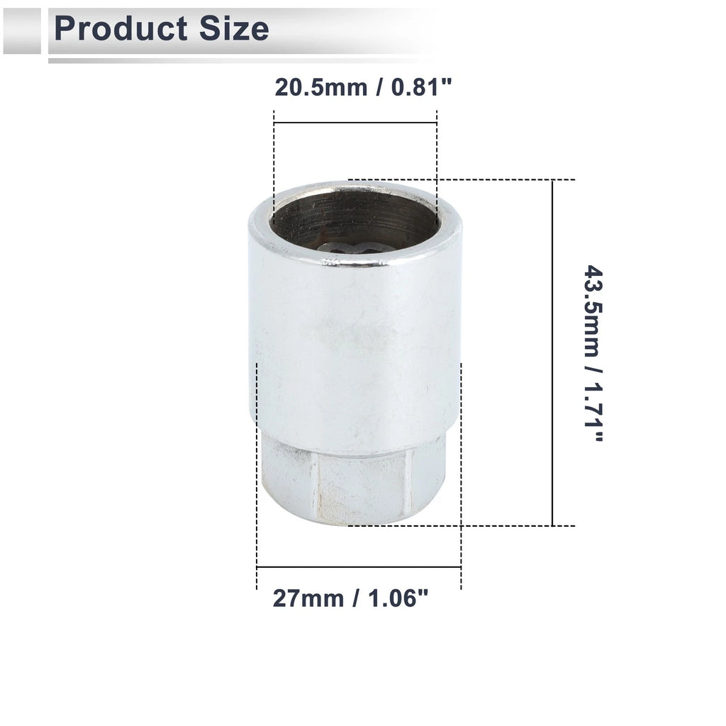Type A Wheel Lock Lugnut Antitheft Key Socket for Toyota