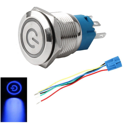 19mm Metal Push Button Switch with LED for Universal Applications