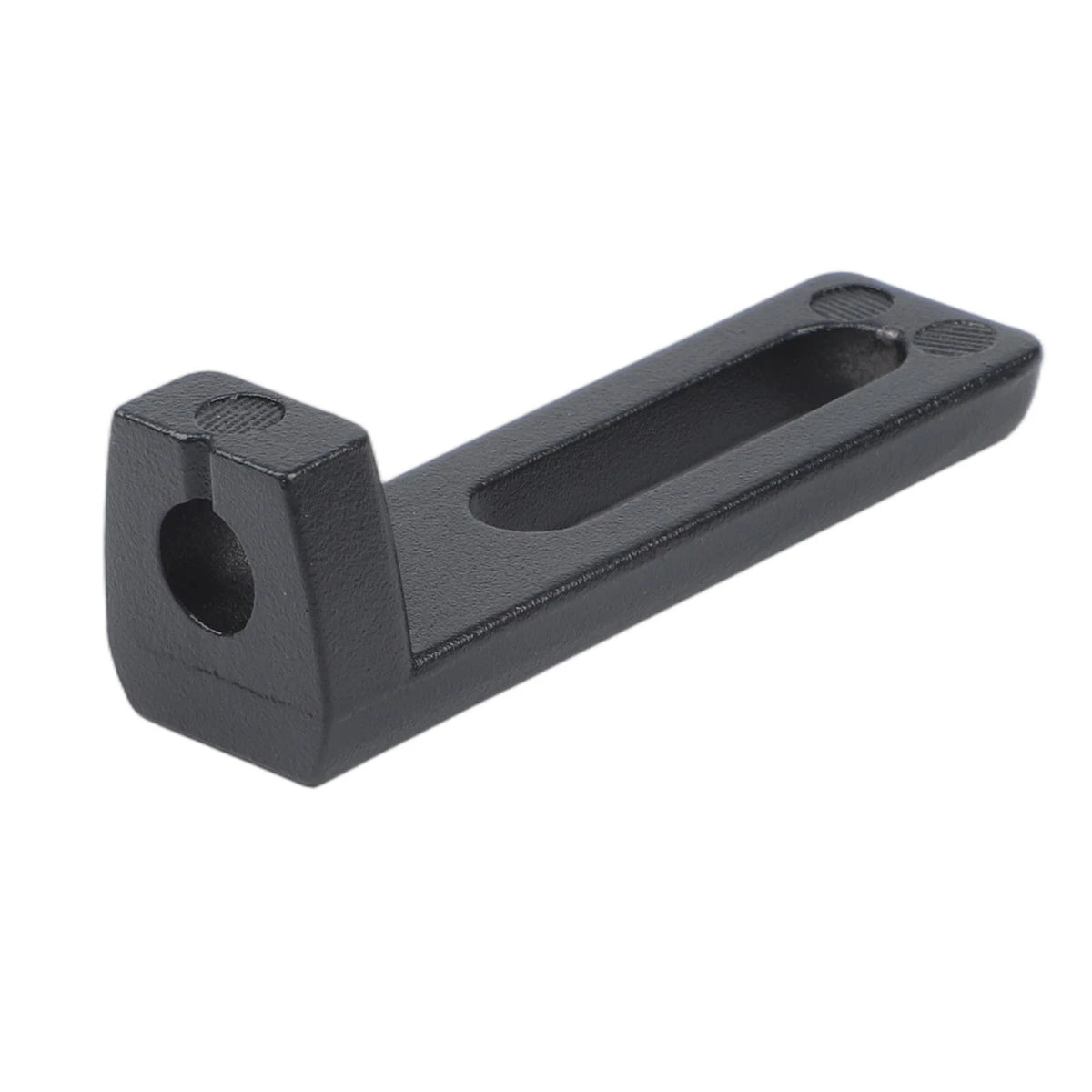 Black Alloy Motorcycle Spotlight Bracket with Flexible Sliding Adjustment