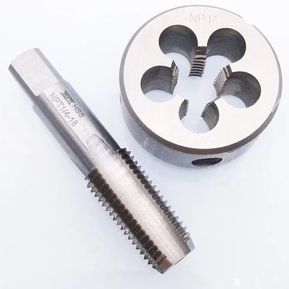 Set of 4 Tap Die Tools for Metalworking