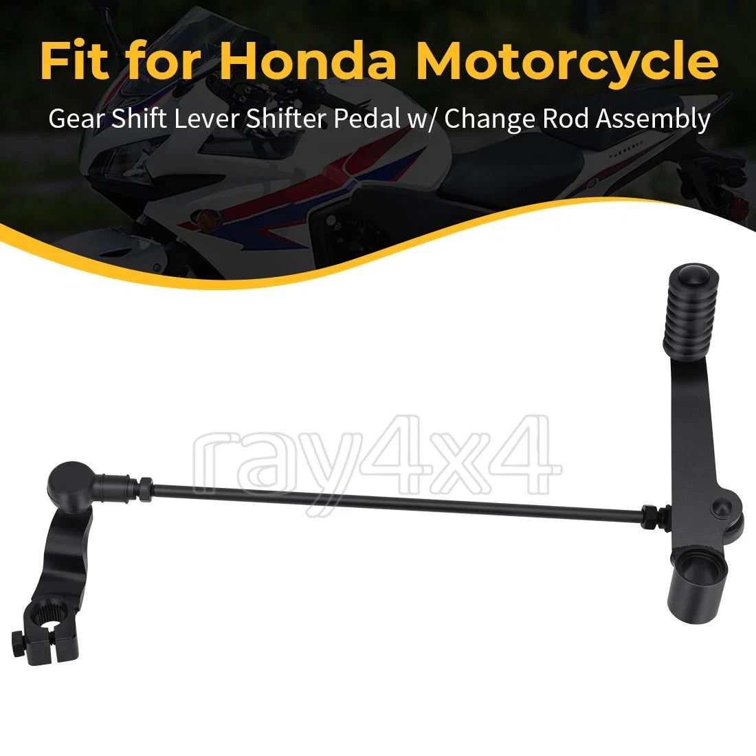 Gear Shift Lever Shifter Pedal w/ Change Rod for Honda CB500X (2013–2023)