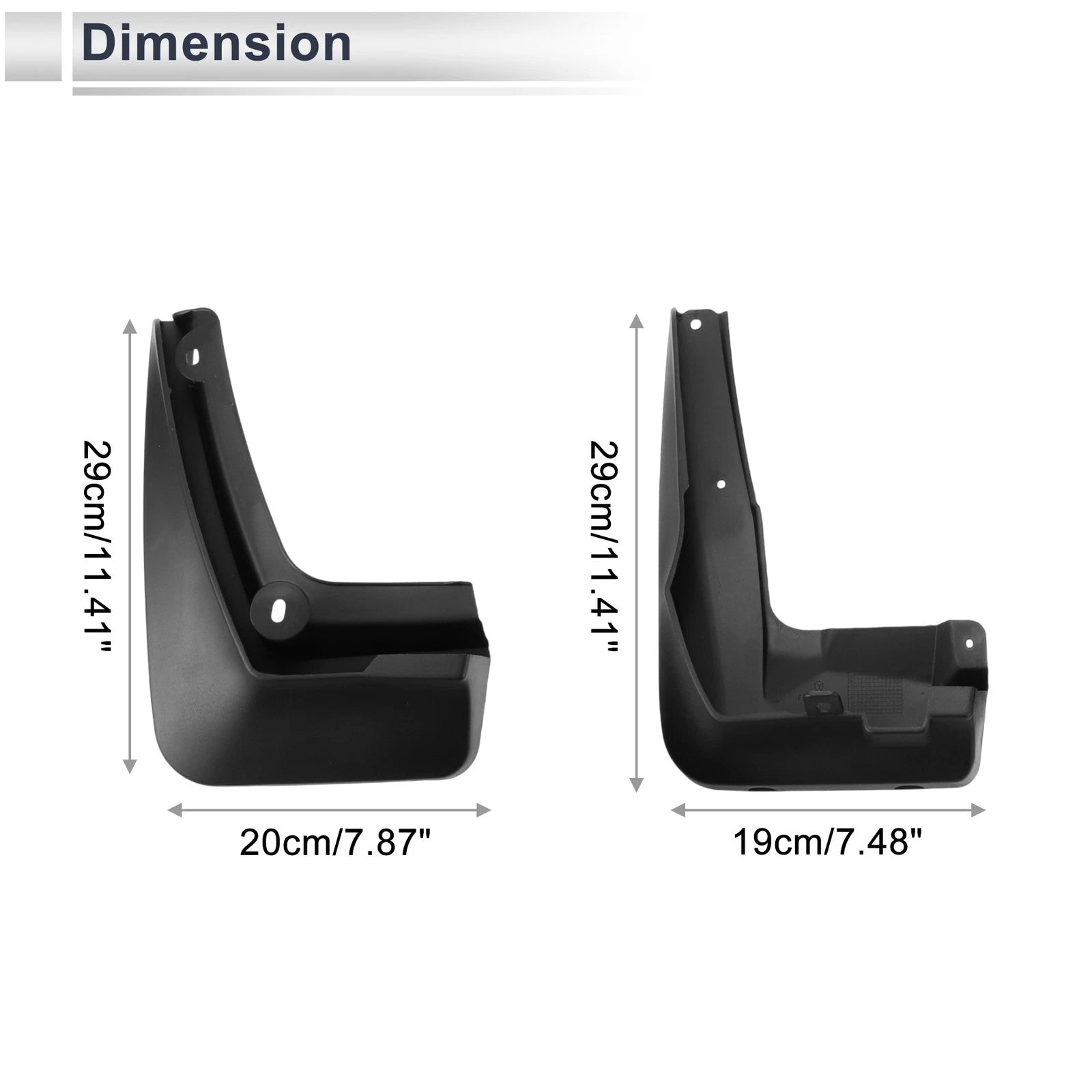 Mud Flaps Splash Guards Set for BMW 3 Series E90 (2005–2011)