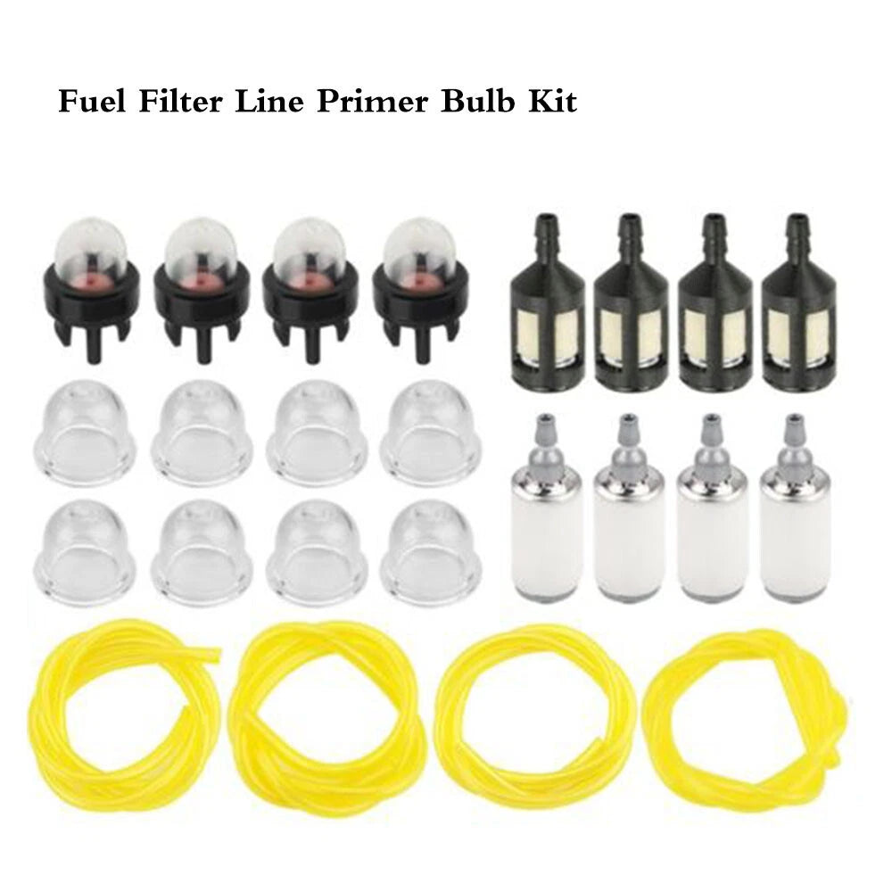 Set of 4 Fuel Line Filter Primer Bulb Kit for Poulan Weedeater Chainsaw 530095646