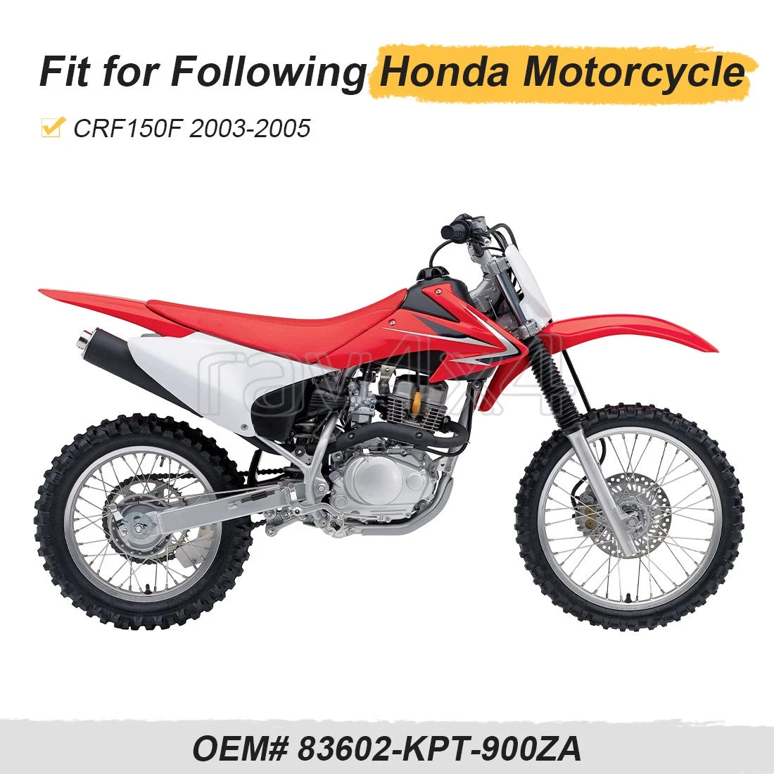 Left Side Airbox Cover for Honda CRF150F (2003–2005) 83602-KPT-900ZA