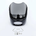 7" Round Headlight Fairing Kit for Motorcycle (w/ Smoke Windscreen)