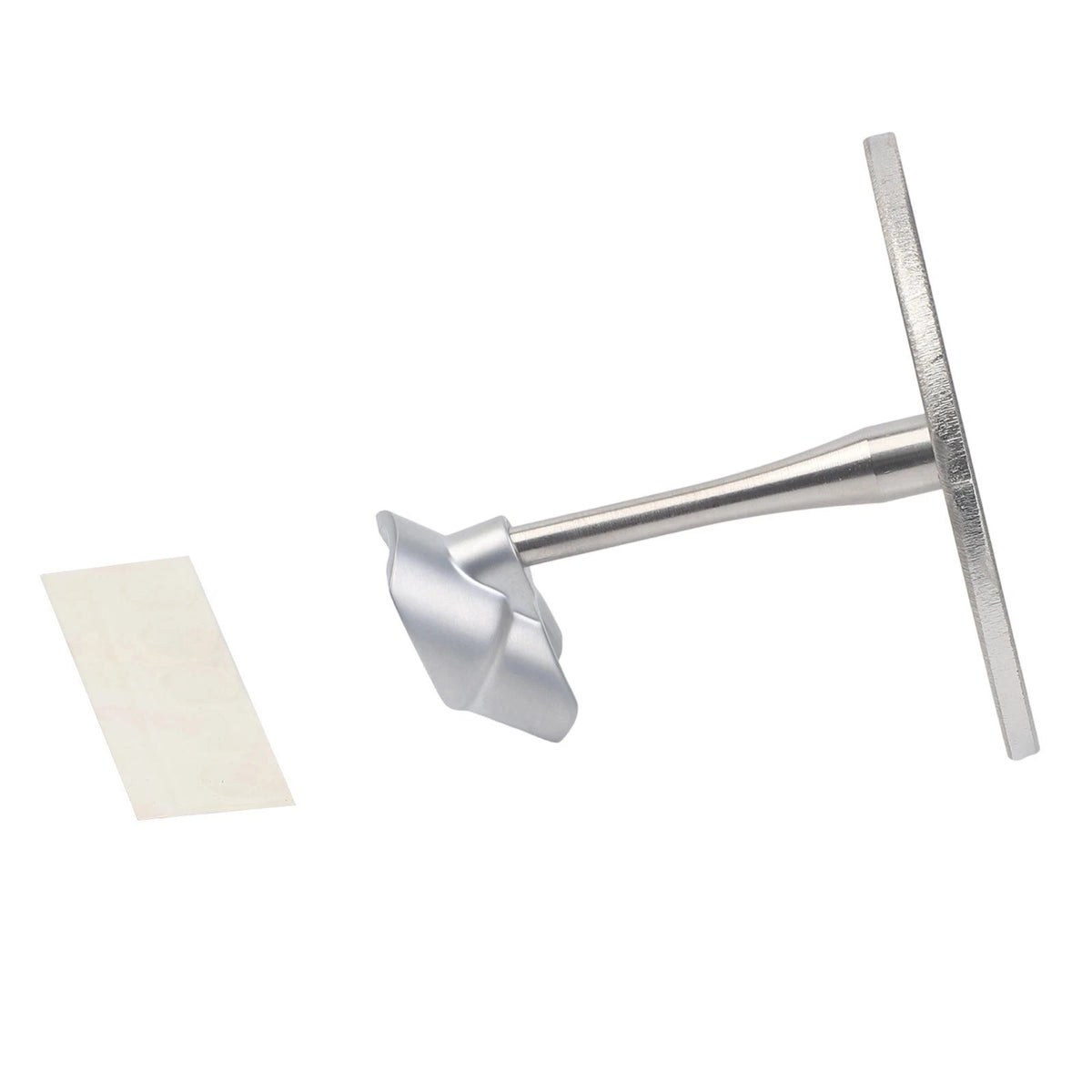 Compact Stainless Steel Soldering Iron Stand with Non-Slip Rubber Pads