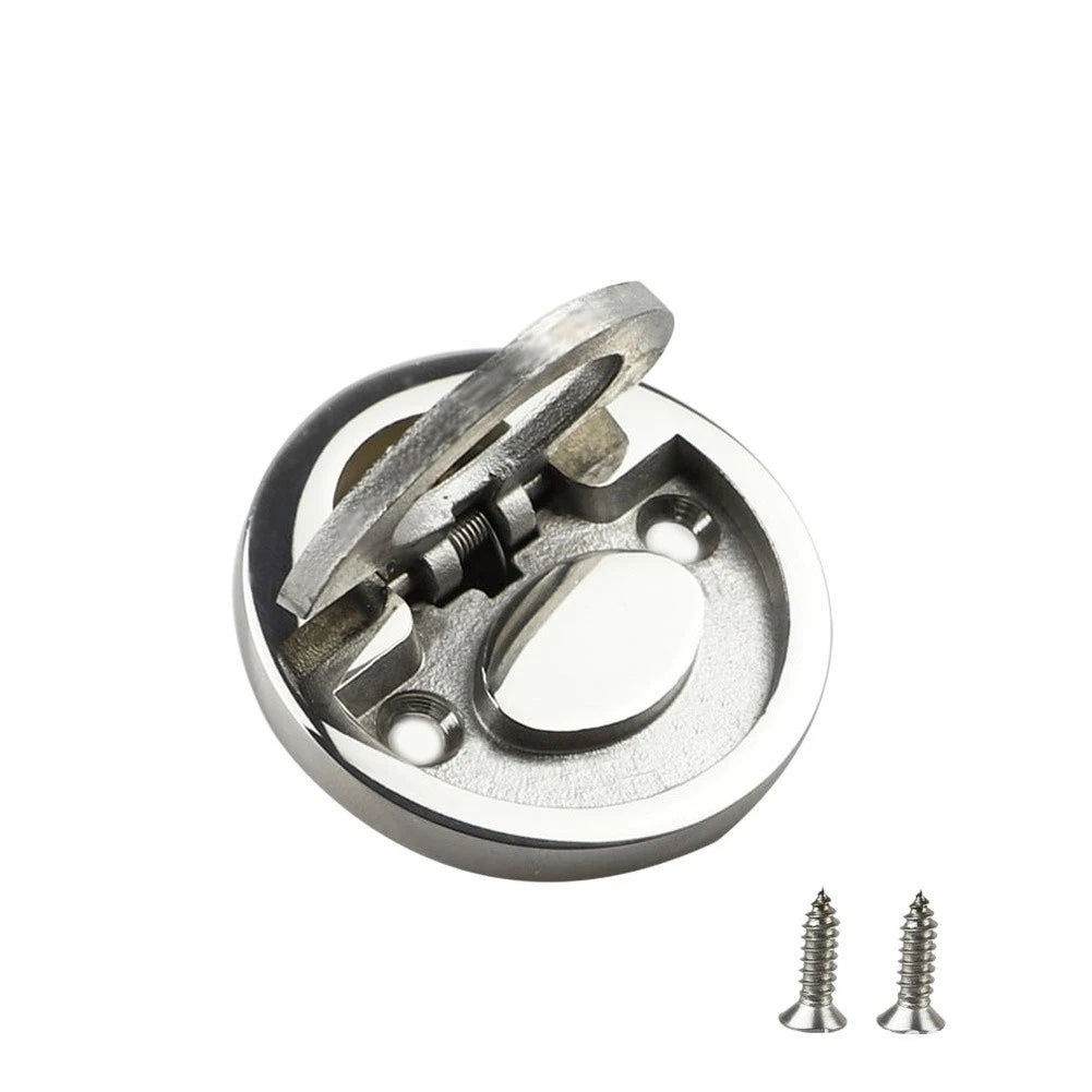 316 SS Round Pull Handle for Yacht Boat Decks (Marine Floor Hatch)