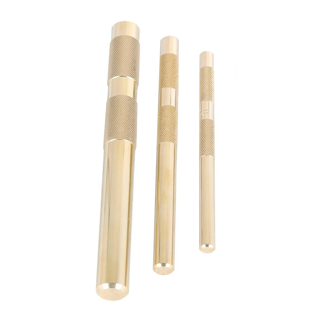 3 Pcs Brass Drift Punch Set 3/8" 1/2" 3/4" for 61360