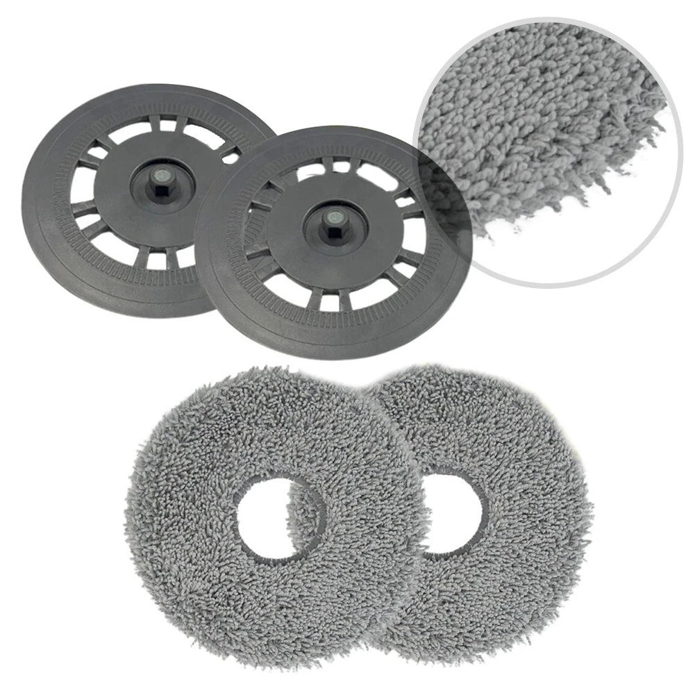 Replacement Mop Parts Bracket + Microfiber Pads for Dreame Mova E40 Ultra