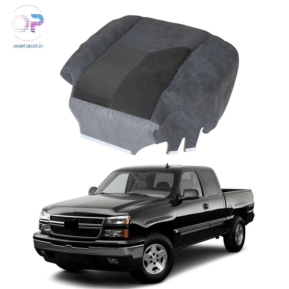 Driver Bottom Cloth Seat Cover for Chevy Silverado LS LT Z71 (2003–2006)
