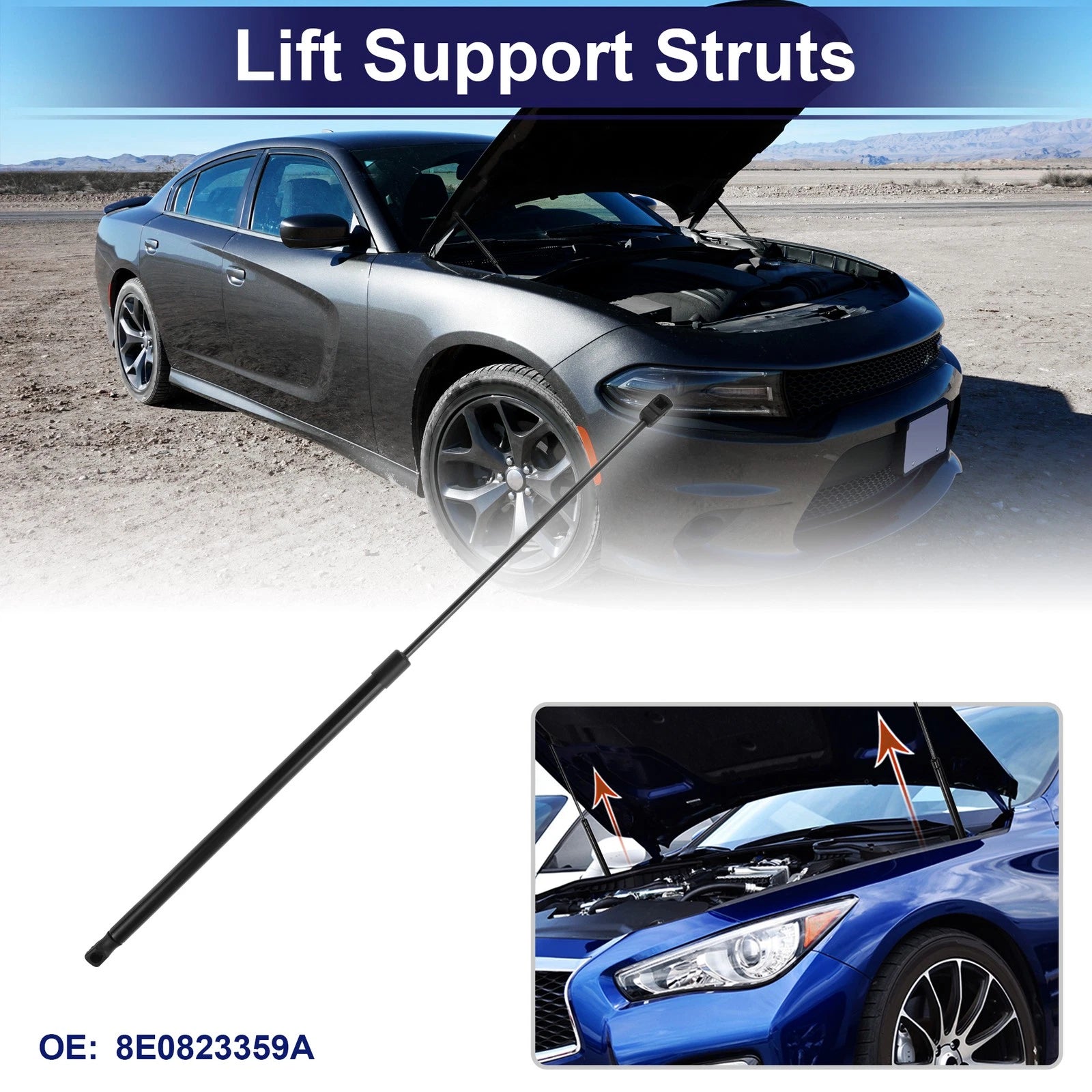 Tailgate Lift Support Strut Gas Replacement for Audi A4 2002–2008