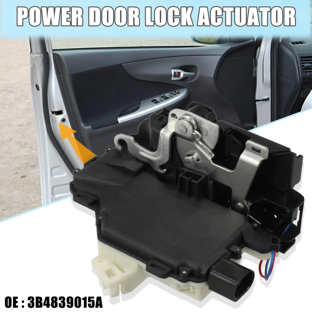 Door Lock Actuator Rear Left Replacement for VW Beetle Golf GTI Passat (2002–2017)