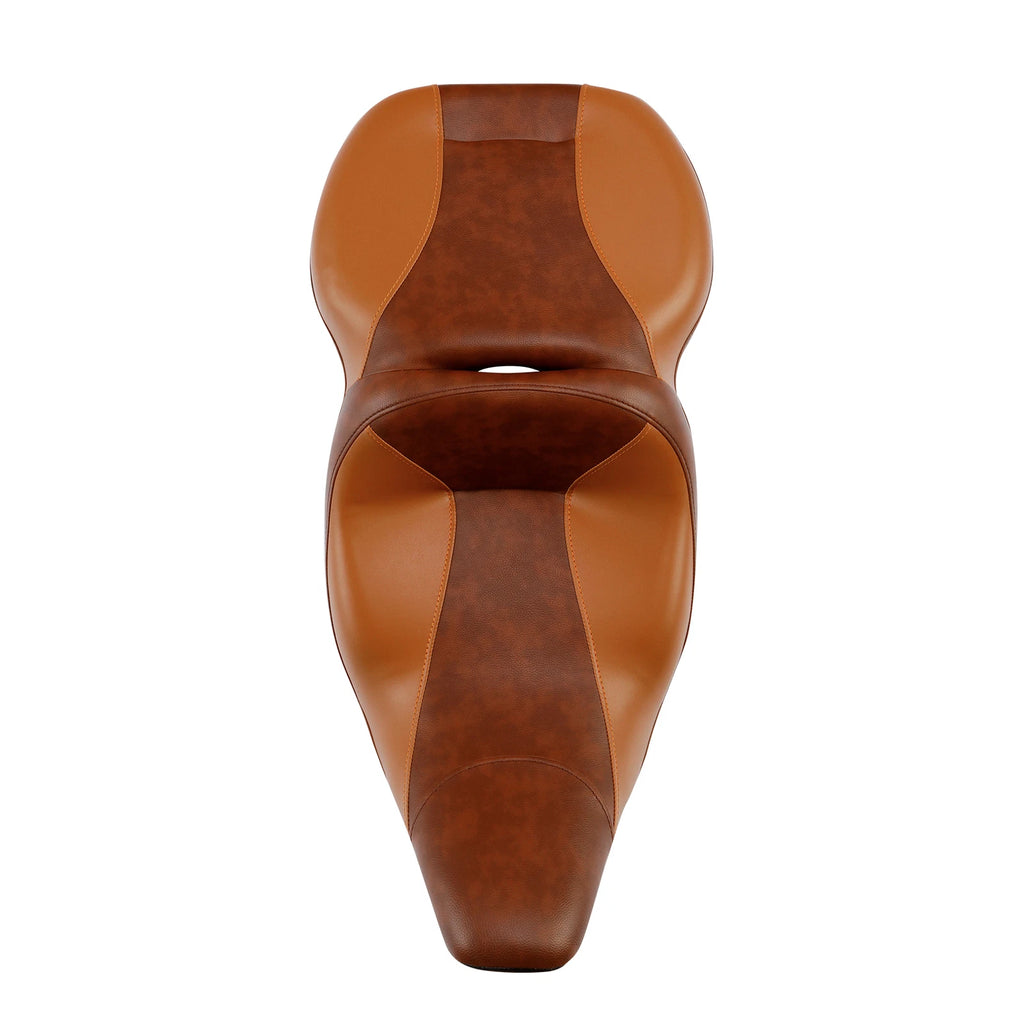 Passenger Seat for Harley Electra Glide FLHT (1997–2007) Brown Coffee