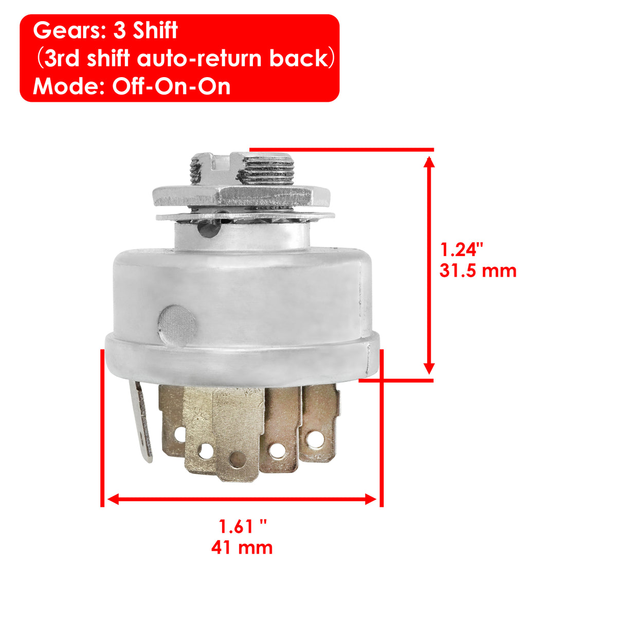 Ignition Key Switch Replacement for Murray 4000 Series 40 Inch (2000–2010)