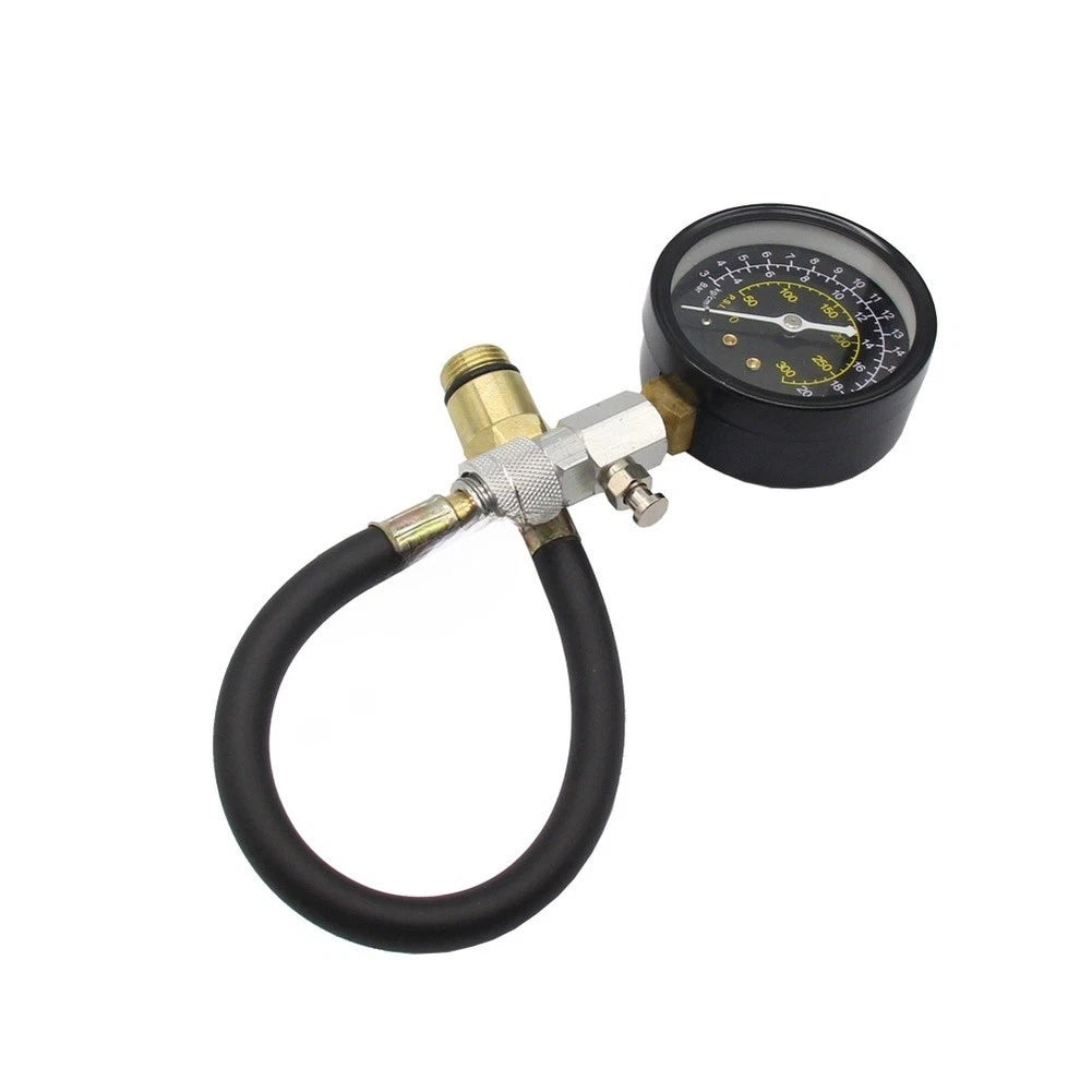 Compression Tester Pressure Gauge Tool for 14mm 18mm Ignition