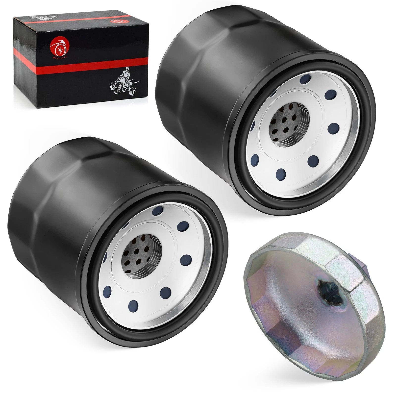 Oil Filter + Wrench for Kawasaki Ninja 300 500 650 (2013–2023)