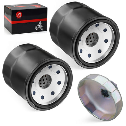 Oil Filter + Wrench for Kawasaki Ninja 300 500 650 (2013–2023)