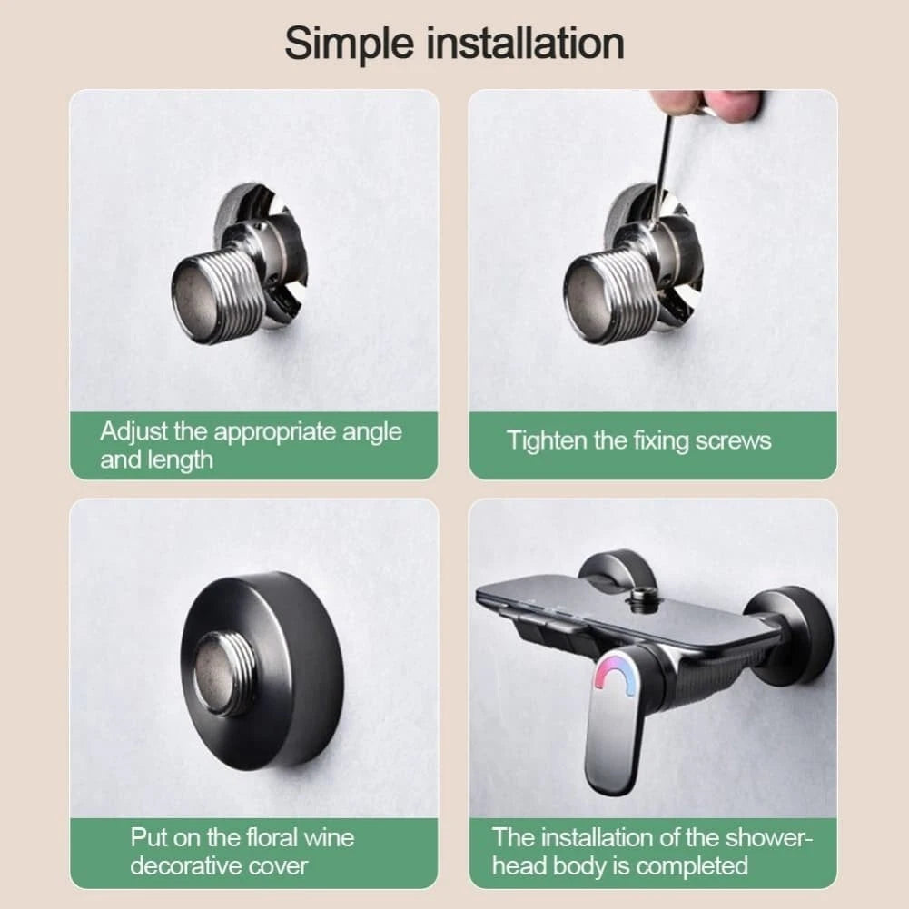 Shower Adapter 360 Degree Rotation for Showering (Rust & Wear Resistant)