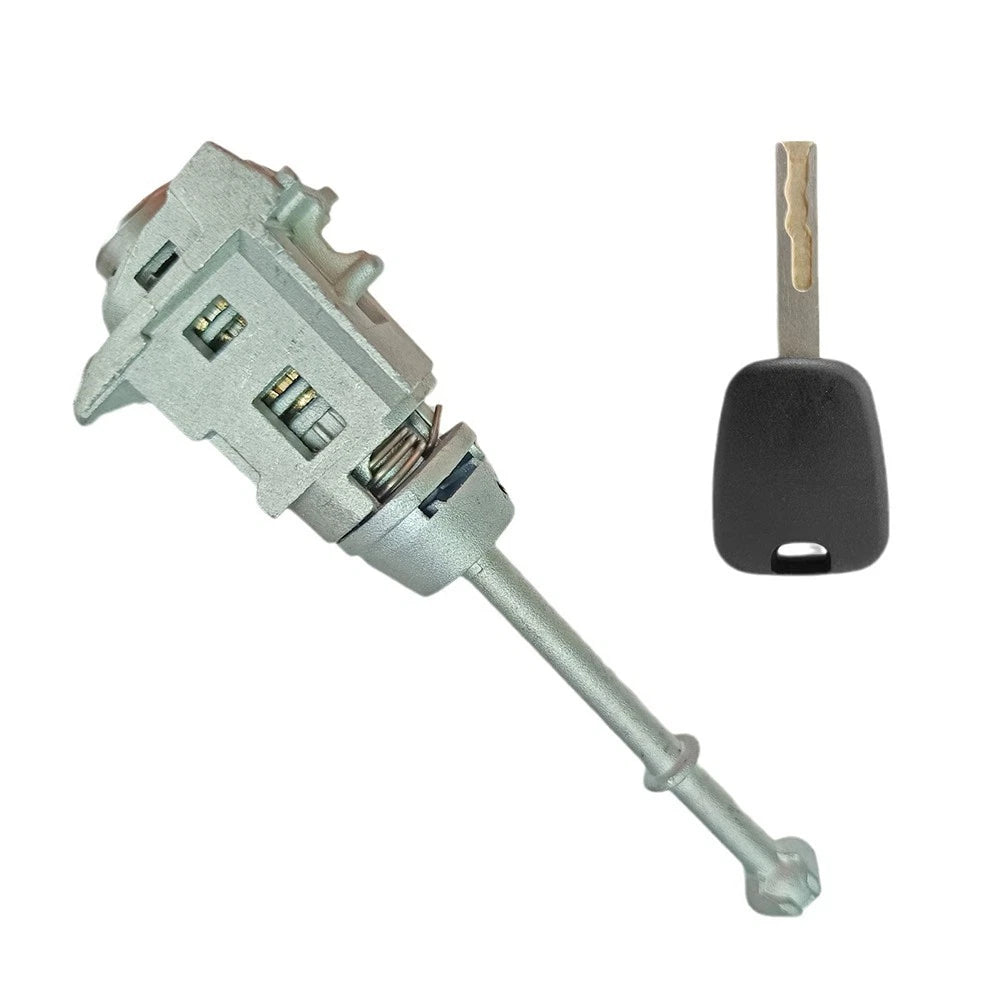 Door Lock Cylinder for Easy Installation (Black/Silver Finish)