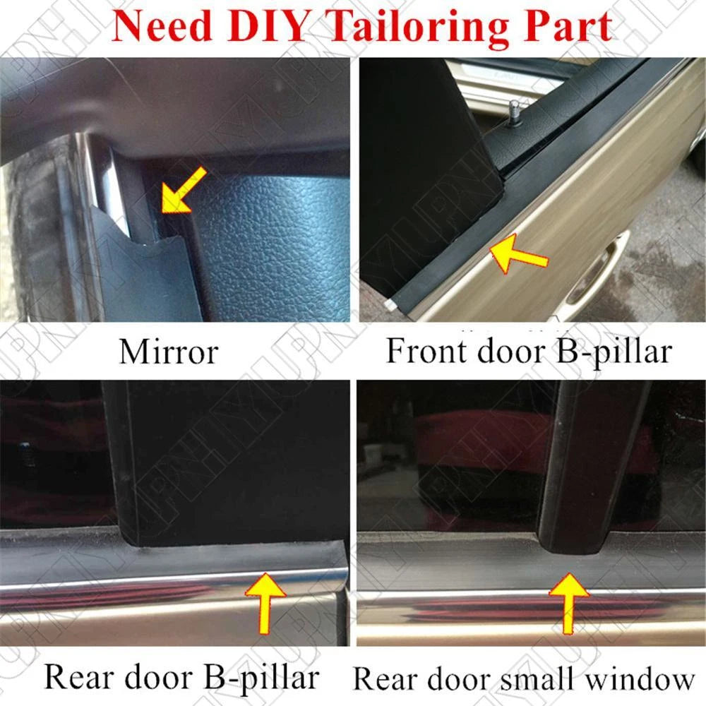 20mm Universal Car Window Weatherstrip Rubber Seal Edging (4 Meters)