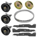 Deck Spindle and Blade Pulley Belt Replacement for MTD 54 Inch (2014–2020)