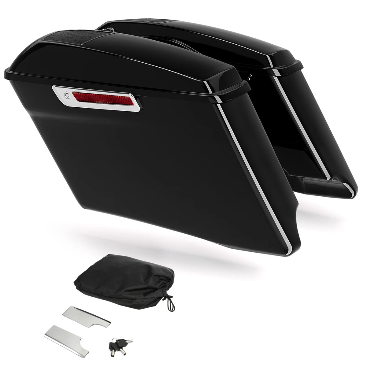 Extended Saddlebag Speaker Lids for Harley CVO Touring (2014–2024)