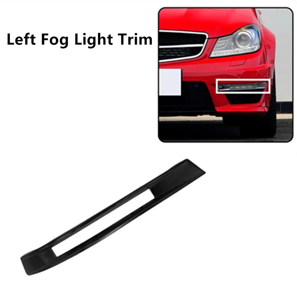 LH Front Bumper Fog Light Hole Moulding Trim for Mercedes C Class W204 (2012–2014) A2048853174