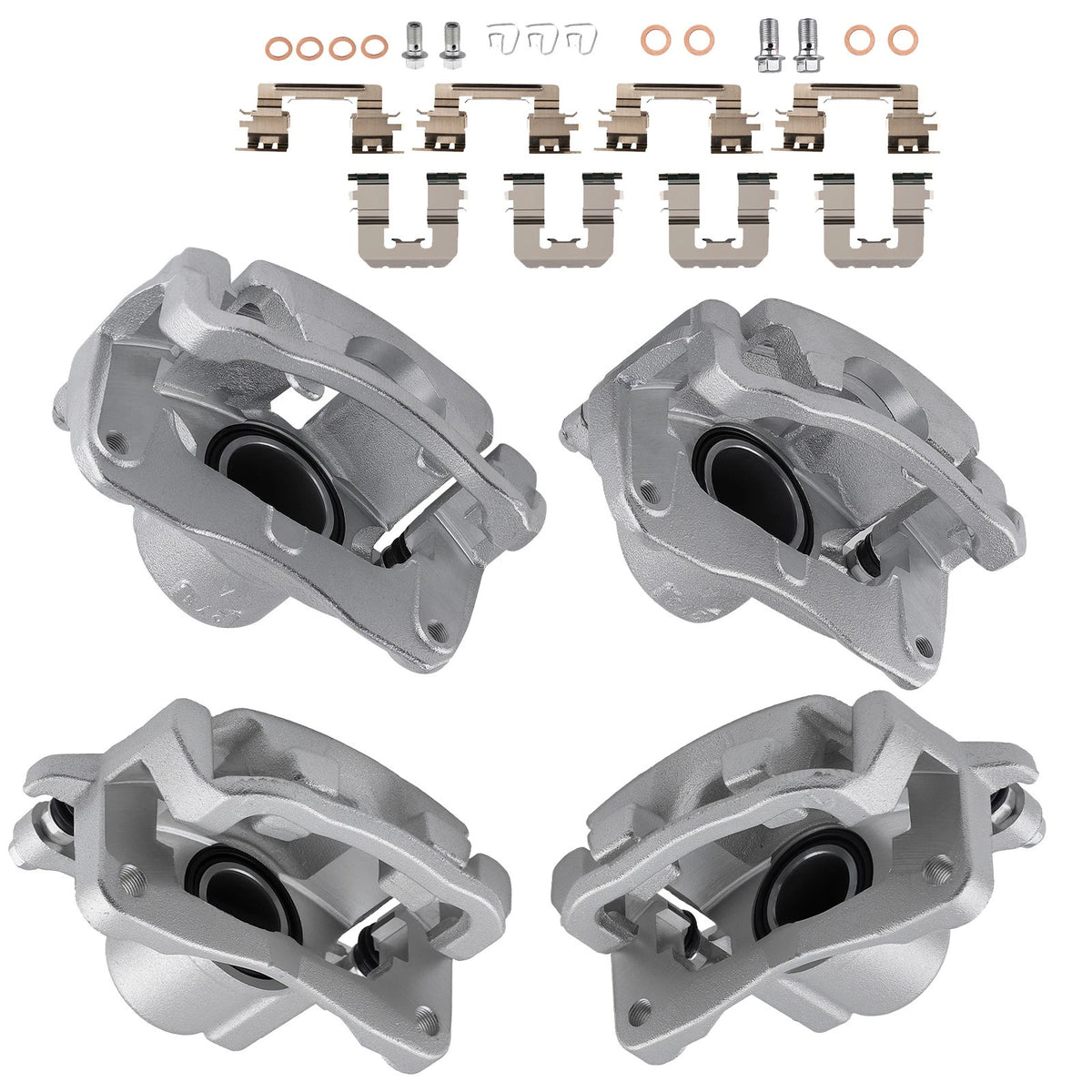 4X Disc Brake Calipers for Toyota Sienna (2004–2010) V6 3.3L/V6 3.5L