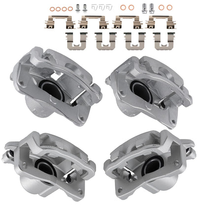 4X Disc Brake Calipers for Toyota Sienna (2004–2010) V6 3.3L/V6 3.5L