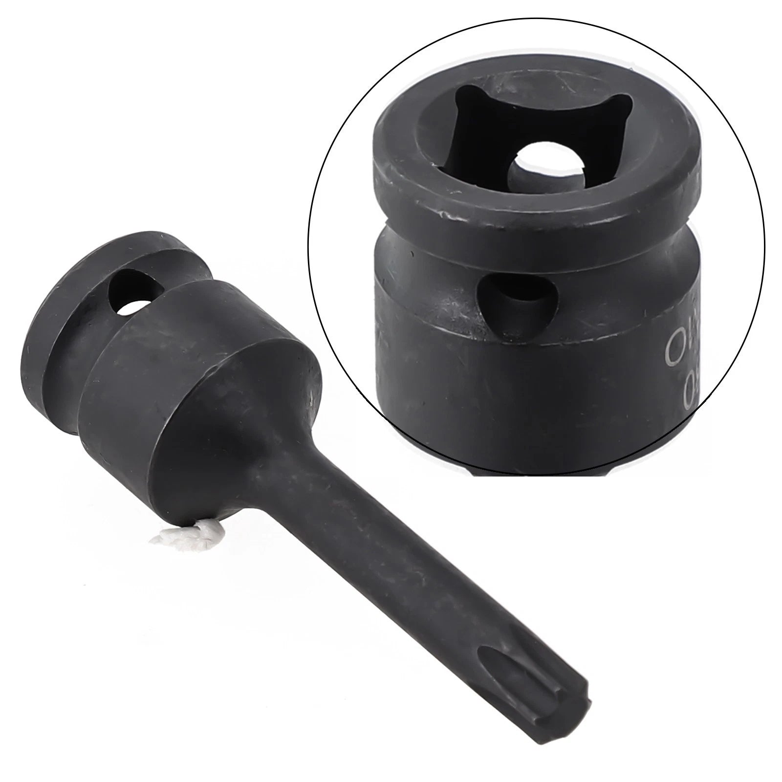 Socket Adapter for Pneumatic Tools (1/2", Hexagonal, 78mm Long)