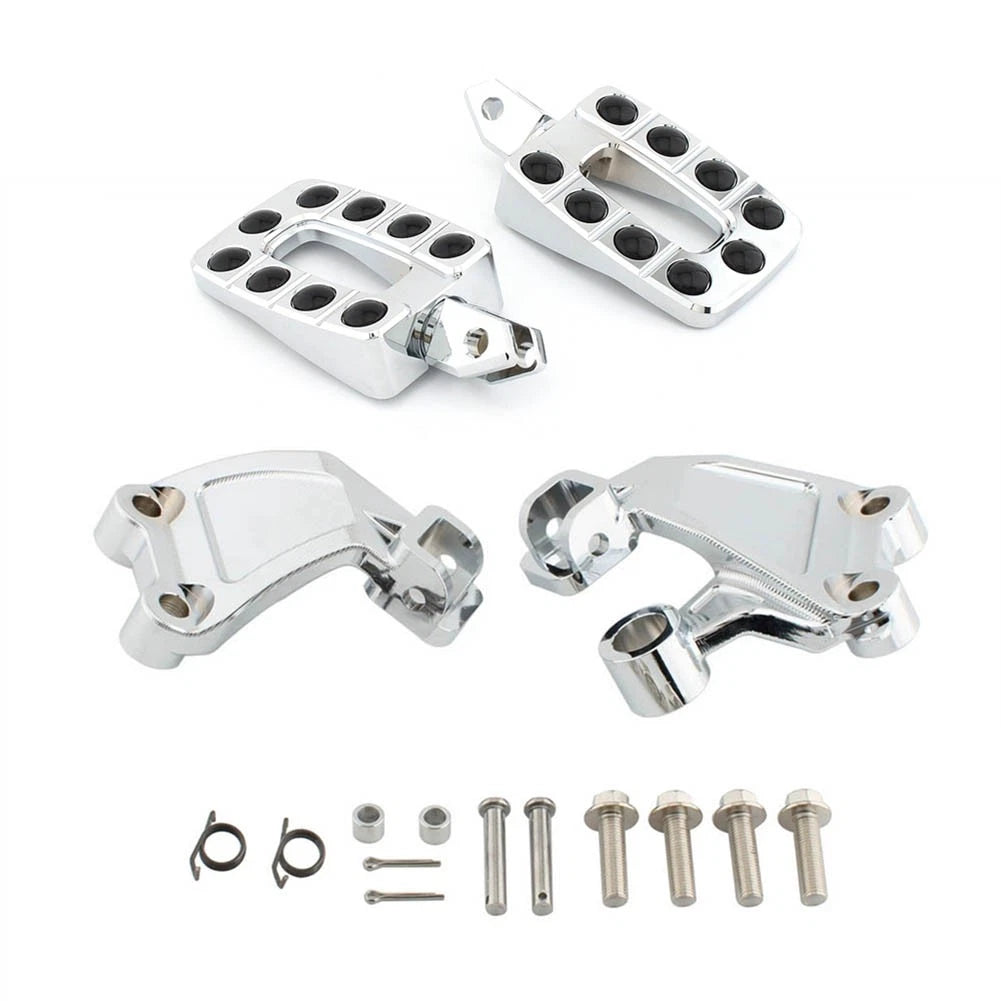 Chrome Footrest Foot Pegs for Yamaha Vmax 1200 (1985–2007) VMX1200